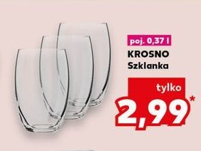Szklanka 370 ml Krosno s.a. promocja w Kaufland