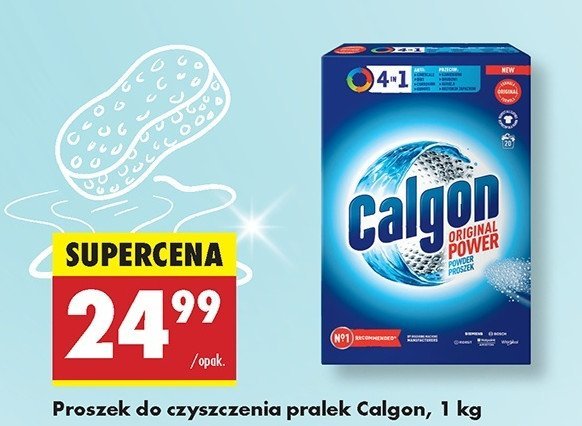 Proszek zmiękczający wodę przeciw kamieniowi Calgon promocja