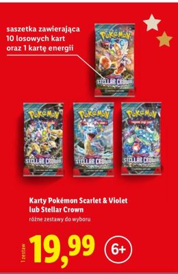 Karty Scarlet & Violet / Stellar Crown promocja w Lidl