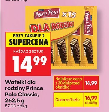 Wafelki dla rodziny Classic promocja w Biedronka