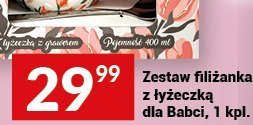 Zestaw filiżanka z łyżeczką dla Babci, 1 kpl. promocja w Twój Market