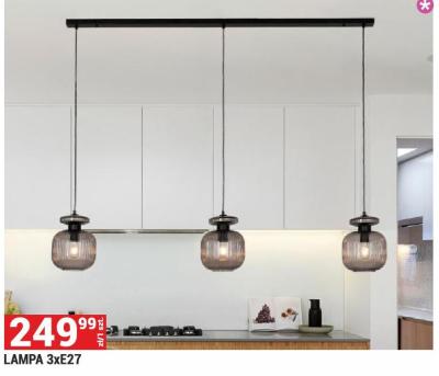 LAMPA 3xE27 promocja w Merkury Market