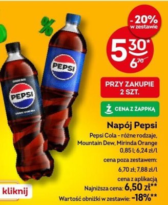 Napój promocja w Żabka