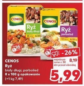 Ryż biały długi Cenos promocja