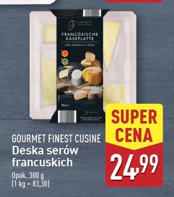 Deska ser贸w Gourmet finest cuisine promocja
