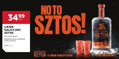 Likier Galicyjski Sztos promocja w Stokrotka