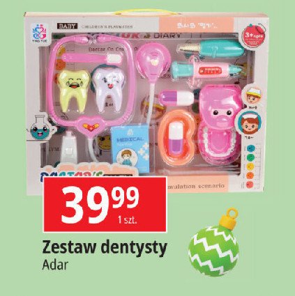 Zestaw dentysta Adar promocja w Leclerc