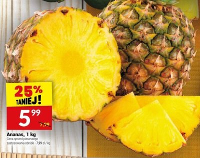 Ananas, 1 kg promocja w Twój Market
