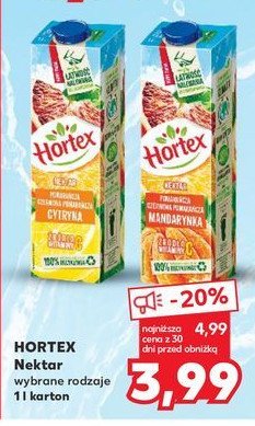 Nektar pomara艅cza czerwona pomara艅cza mandarynka Hortex promocja