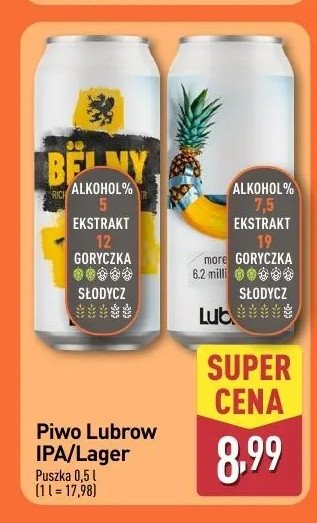 Piwo Lubrow arct ipa promocja