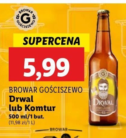 Piwo KOMTUR promocja w Lidl