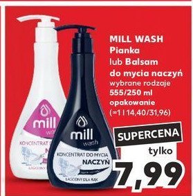 Balsam do mycia naczyń kwiat jabłoni MILL WASH promocja