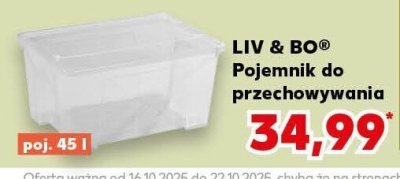 Pojemnik do przechowywania 43 l Smukee promocja w Kaufland