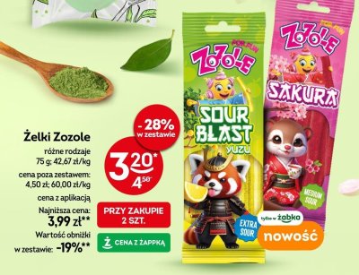 Żelki Zozole Sakura promocja w Żabka