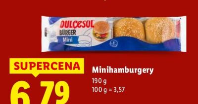 Minihamburgery promocja w Lidl