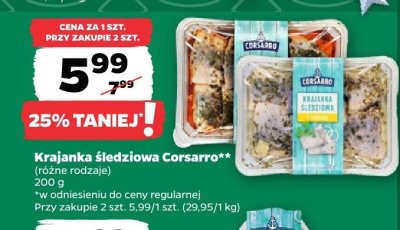 Krajanka śledziowa (różne rodzaje) promocja w Netto