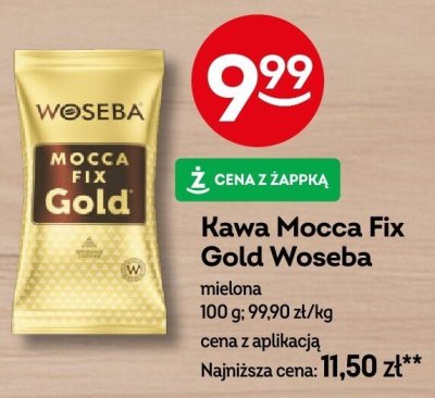 Kawa Mocca Fix Gold Woseba mielona promocja w Żabka
