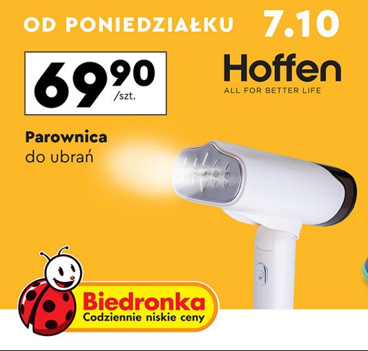 Parownica do ubrań 1200 w Hoffen promocja