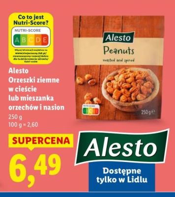 Mieszanka orzechów i nasion Alesto promocja w Lidl