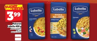 Makaron Lubella 400 g promocja w TOPAZ