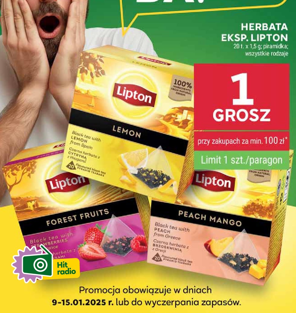 Herbata Lipton forest fruit promocja