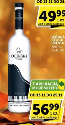 Wódka Stock Prestige promocja w Groszek