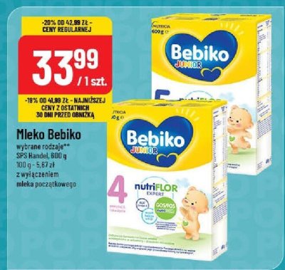 Mleko Bebiko promocja w POLOmarket