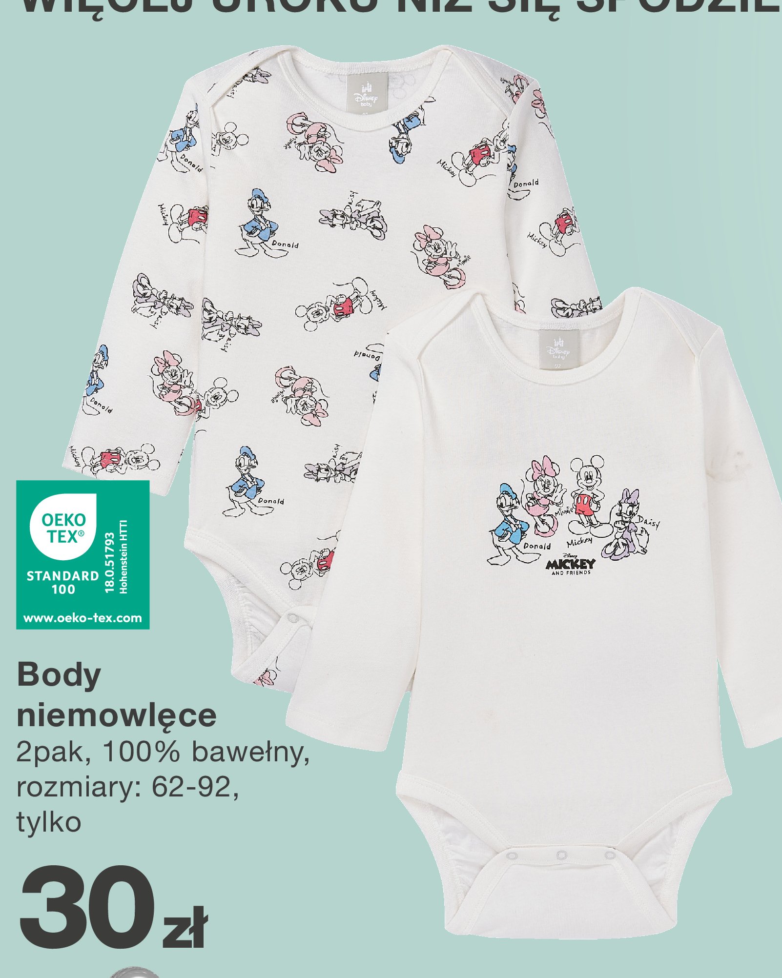 Body niemowlęce 62-92 promocja