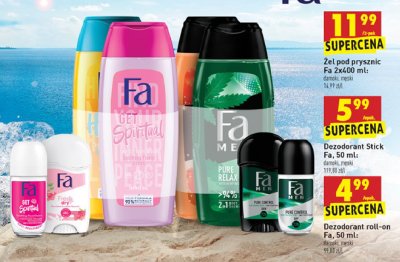 Dezodorant peony Fa fresh & dry promocja