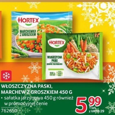 Włoszczyzna paski, Marchew z groszkiem 450 g promocja w Selgros