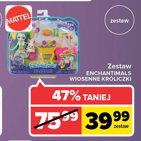 Enchantimals - wiosenne króliczki fluffy bunny Mattel promocja