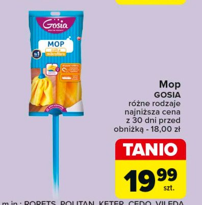 Mop z mikrofibry Gosia promocja