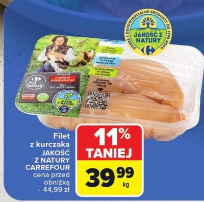 Filet z kurczaka promocja w Carrefour Market