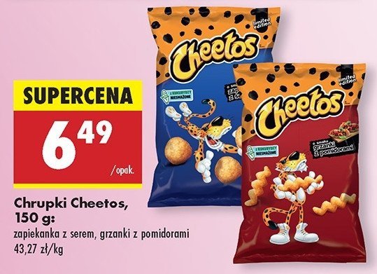 Chrupki grzanki z pomidorami Cheetos Frito lay cheetos promocja
