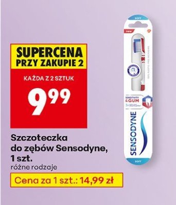Szczoteczka do zębów Sensodyne promocja w Biedronka