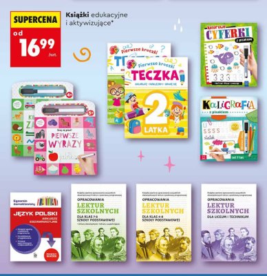 Książki edukacyjne i aktywizujące promocja w Biedronka