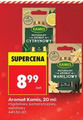 Aromat migdałowy, pomarańczowy, waniliowy promocja w Biedronka