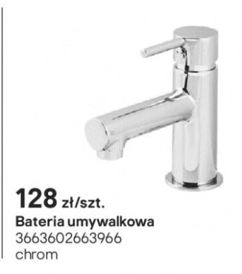 Bateria umywalkowa Cooke&Lewis Salaman chrom promocja w Castorama