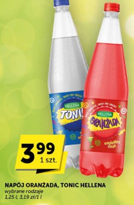 Napój gazowany ORANŻADA, TONIC HELLENA promocja w Groszek