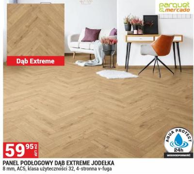 Panel podłogowy Dąb Extreme Jodełka promocja w Merkury Market