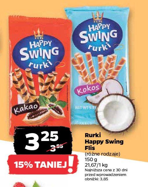 Rurka kakaowa Flis happy swing promocja