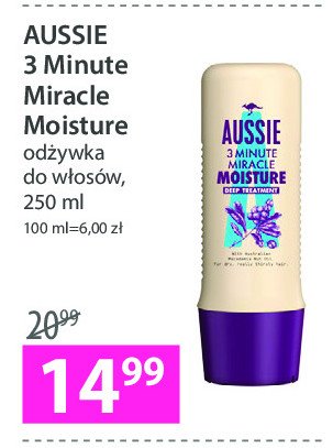 Odżywka do włosów 3 minute Aussie miracle moist promocja