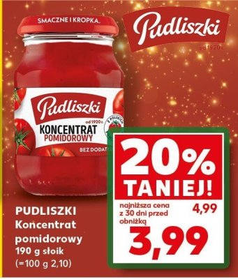 Koncentrat pomidorowy promocja w Kaufland