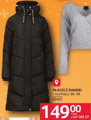 Płaszcz damski promocja w Selgros