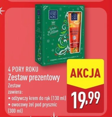 4 PORY ROKU zestaw prezentowy promocja w Aldi