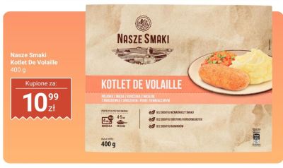 Kotlet De Volaille Nasze Smaki promocja w Biedronka