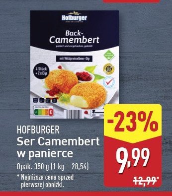 Ser camembert panierowany Hofburger promocja