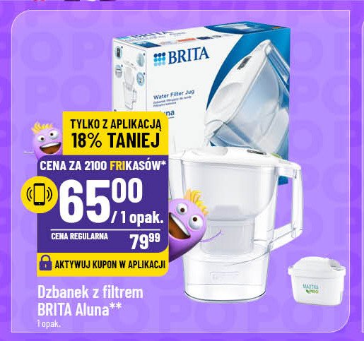 Zestaw dzbanek aluna xl 3.5 l biały + wkład maxtra 1 szt Brita fill&enjoy aluna promocja