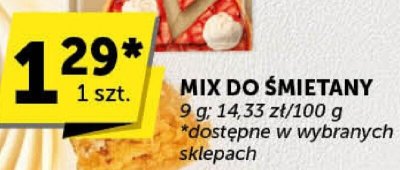 Mix do śmietany Kamis promocja w Groszek