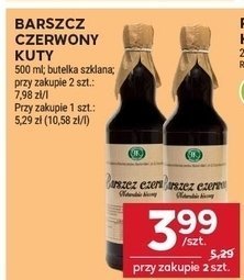 Barszcz czerwony Kuty promocja w Stokrotka